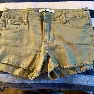 Olive green shorts Never Worn